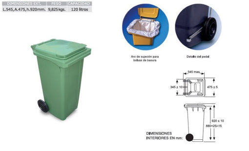 Imagen de ARO SUJECCION BOLSA CUBO 120L